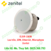 ELSIR-10CM| Loa trần, 10W, Ethernet, Microphone Zenitel - Digihu Vietnam