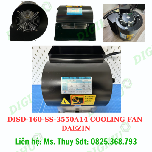 DISD-160-SS-3550A14 Cooling Fan Daejin Blower – Digihu Vietnam