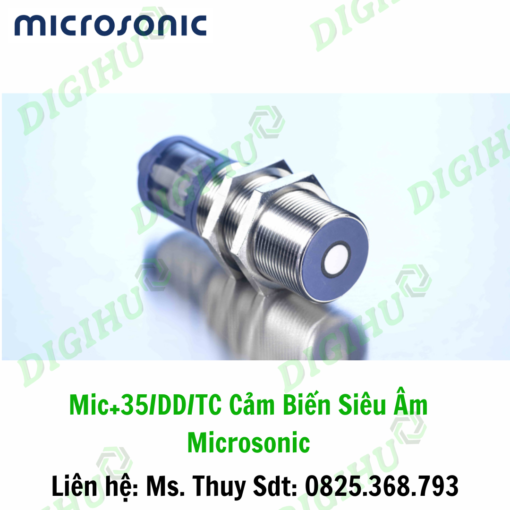 Mic+35/DD/TC Cảm Biến Siêu Âm Microsonic - Digihu Vietnam