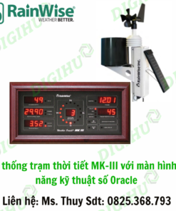 Hệ thống trạm thời tiết MK-III với màn hình đa năng kỹ thuật số Oracle Rainwise - Digihu Vietnam